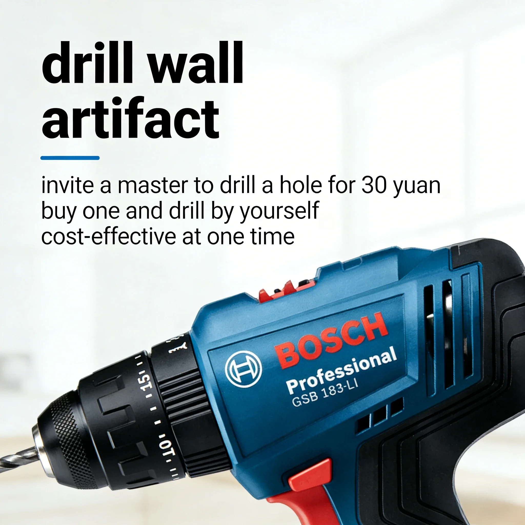 Impact Driver Cordless - Bosch GSB183-LI 18V Cordless Impact Drill