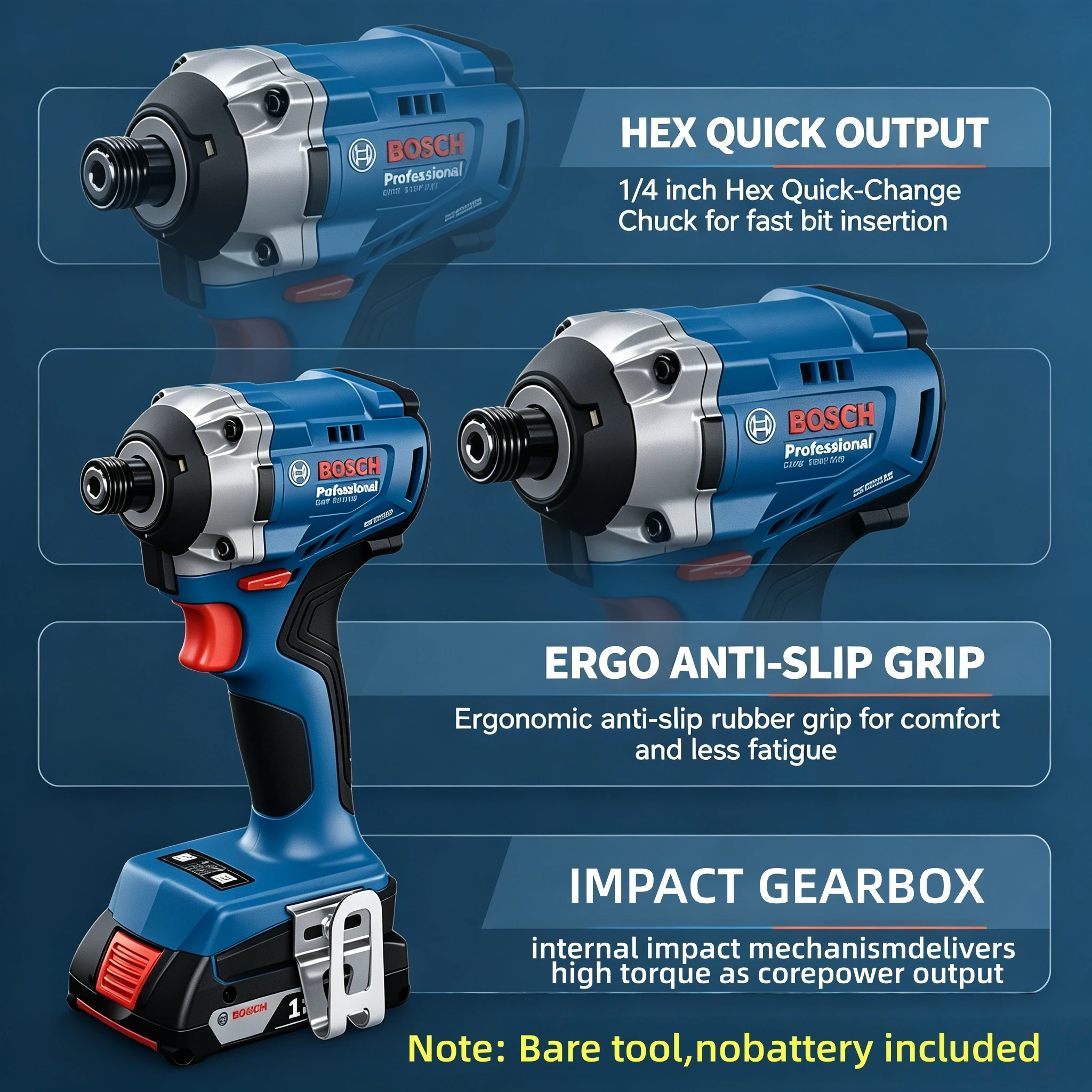 Bosch GDR 18V‑215 Brushless Co - Impact Driver Cordless 评论和价格
