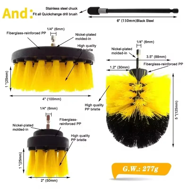 Electric Cleaning Brush Drill  - Power Tools Yellow 评论和价格