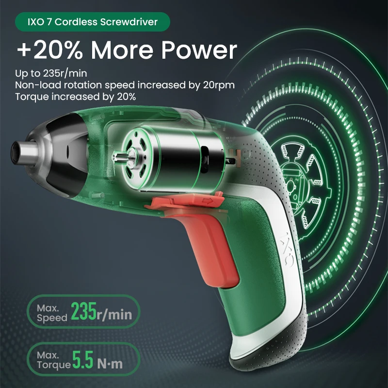 Bosch IXO 7 Cordless Screwdriv - Impact Driver Cordless 评论和价格