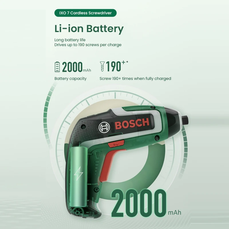 Bosch IXO 7 Cordless Screwdriv - Impact Driver Cordless 评论和价格