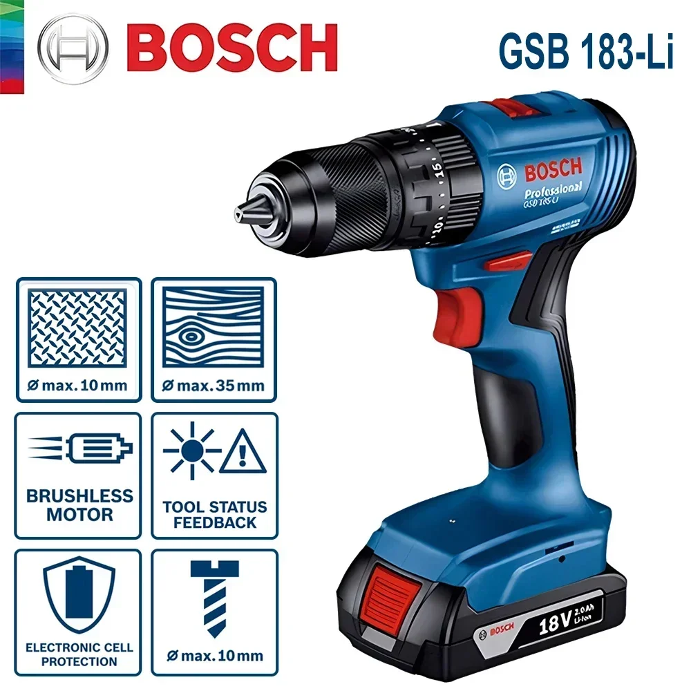 Bosch GSB183-LI 18V Cordless I - Impact Driver Cordless 评论和价格
