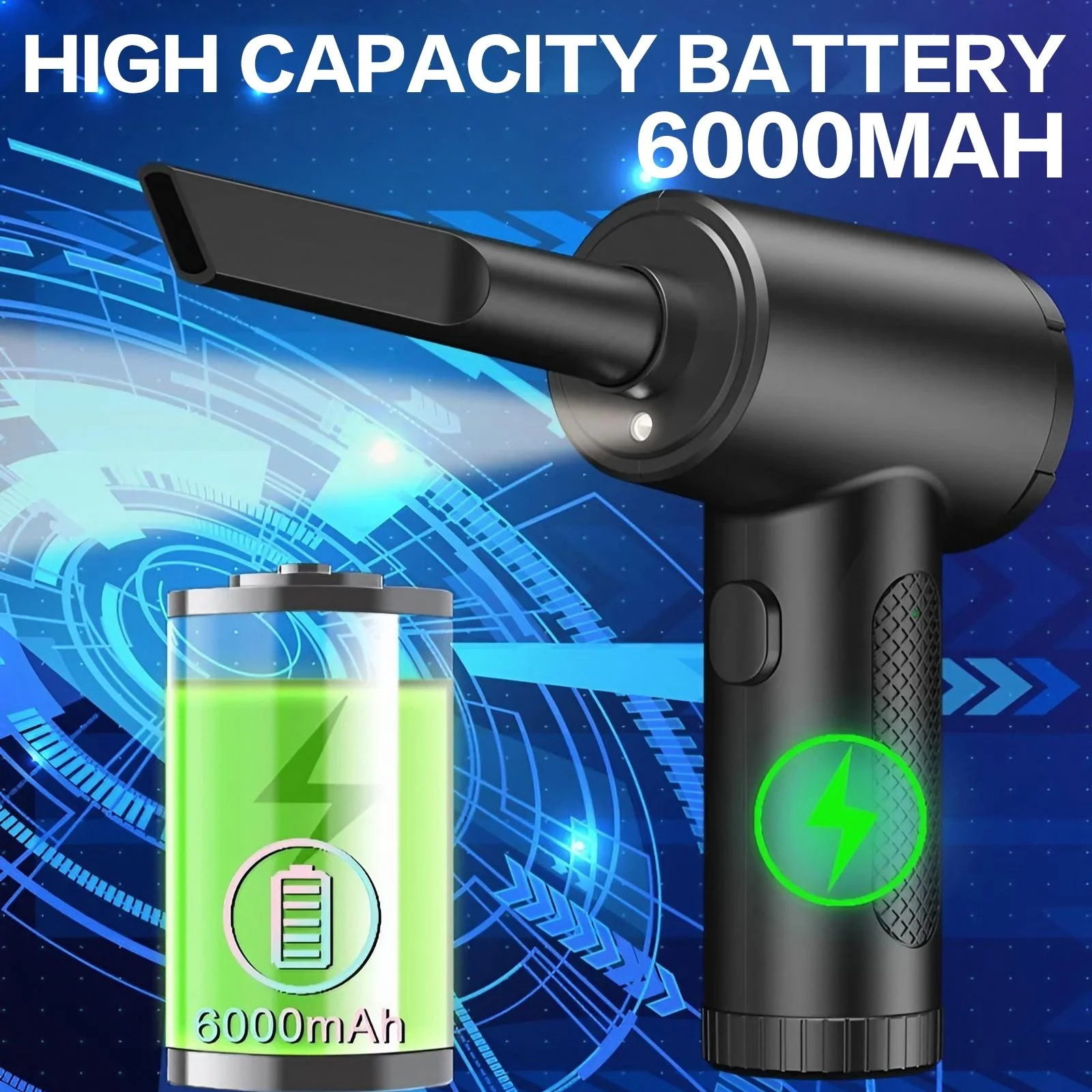 Electric Air Duster 6000mAh Re - Power Tools Keyboard Manager 评论和价格