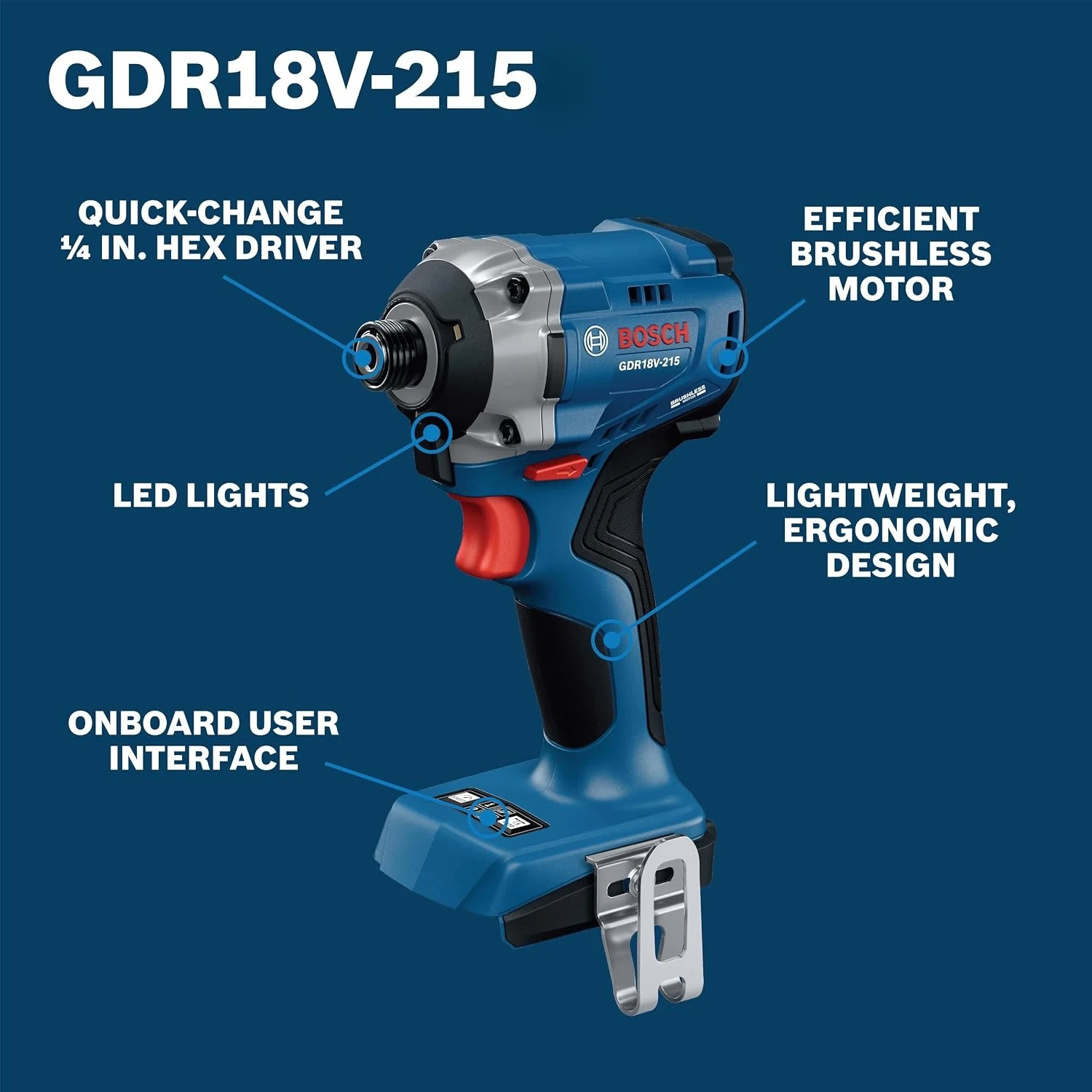 Bosch GDR 18V‑215 Brushless Co - Impact Driver Cordless 评论和价格