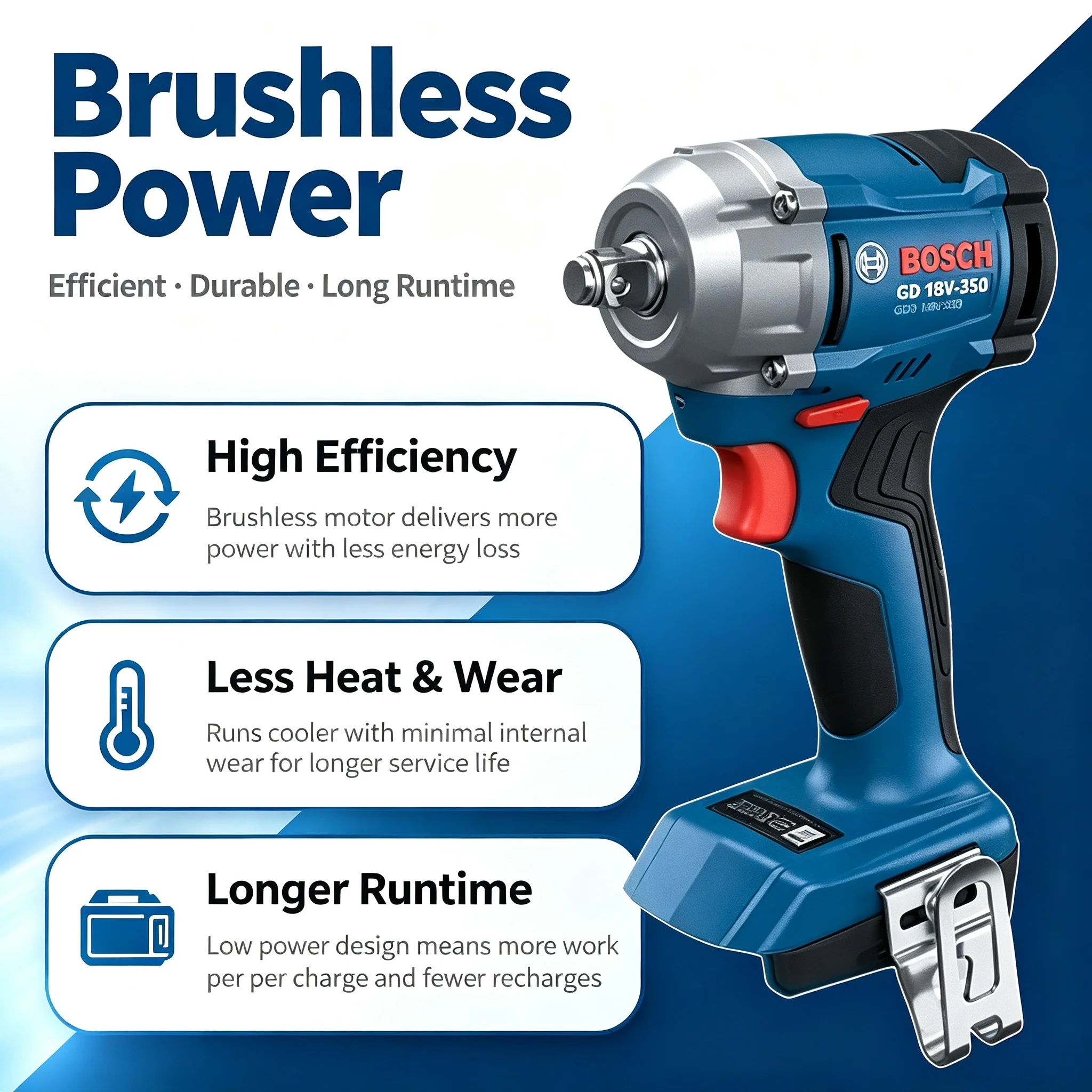 Bosch Professional GDS 18V-350 - Impact Driver Cordless 评论和价格